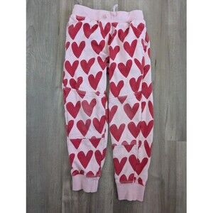 Hanna Andersson Heart Print Sweatpants, 6-7Y (U2)